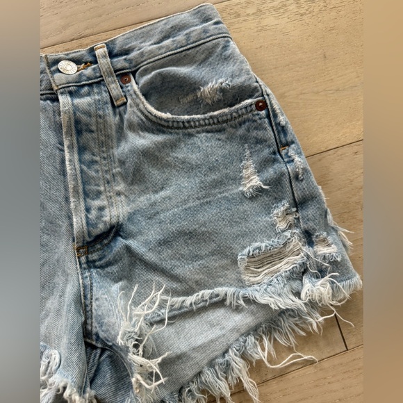 AGOLDE Parker Short Vintage Cut Off Short Womens Size 25 (26) - Picture 7 of 11